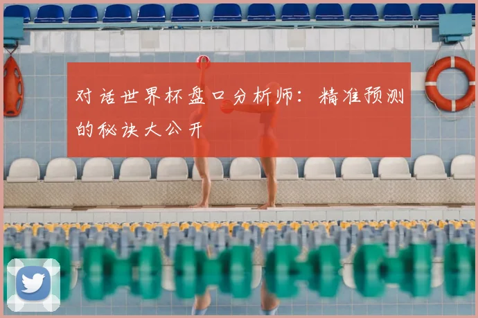 对话世界杯盘口分析师:精准预测的秘诀大公开