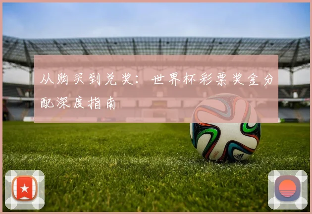 从购买到兑奖：世界杯彩票奖金分配深度指南